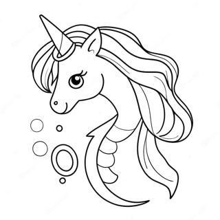 Pagina Para Colorir Unicornio Sereia Magico 93379-32805