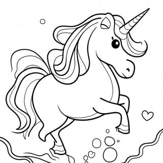 Pagina Para Colorir Unicornio Sereia Magico 93379-32806