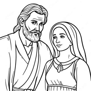 Pagina Para Colorir Abraao E Sara 93406 32830