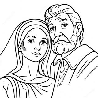 Pagina Para Colorir Abraao E Sara 93406 32831