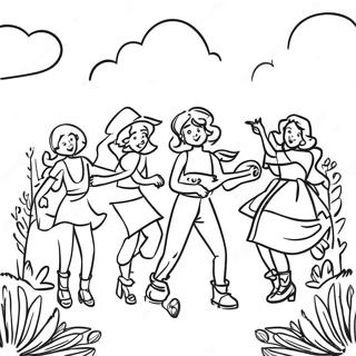 Pagina Para Colorir Dos Festivais Tradicionais Do Campo 93459 32878