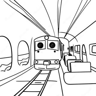 Pagina Para Colorir De Excitante Viagem De Trem 93587-32976