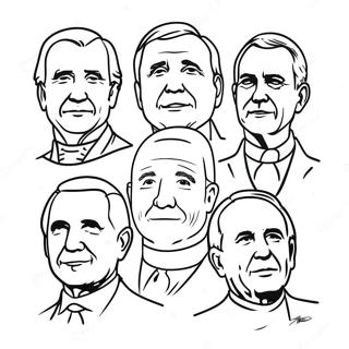 Pagina Para Colorir Dos Presidentes Famosos 93664-33029