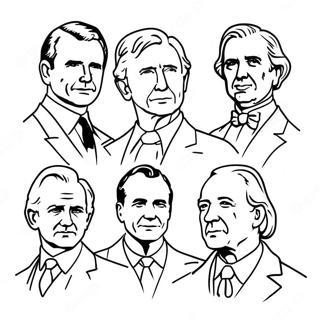 Pagina Para Colorir Dos Presidentes Famosos 93664-33031