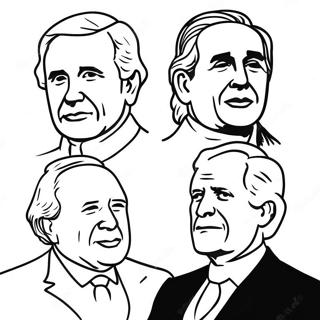 Pagina Para Colorir Dos Presidentes Em Acao 93666-33037