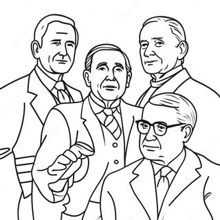 Pagina Para Colorir Dos Presidentes Em Acao 93666-33039