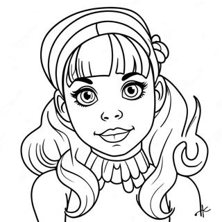 Melanie Martinez Páginas Para Colorir