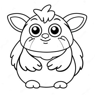 Furby Páginas Para Colorir