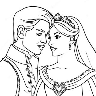Pagina Para Colorir Do Principe E Da Princesa 94151-33404