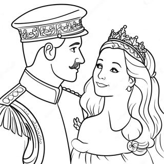 Pagina Para Colorir Do Principe E Da Princesa Reais 94152-33407