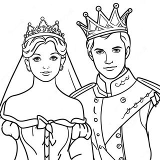 Pagina Para Colorir Do Principe E Da Princesa Elegantes 94155-33417