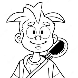 Hey Arnold Páginas Para Colorir