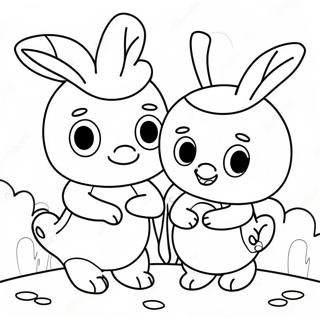 Pagina Para Colorir De Personagens Fofos Do Filme De Migracao 94335-33630