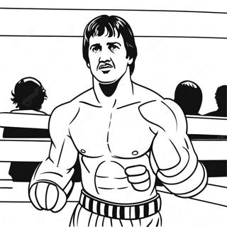 Pagina Para Colorir Do Rocky Balboa No Ringue 94438-33850