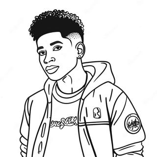 Pagina Para Colorir Do Nba Youngboy Com Roupa Legal 94463-33854