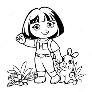 Dora E Botas Páginas Para Colorir