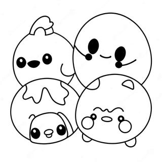 Pagina Para Colorir Dos Personagens Fofos Do Tsum Tsum 94745-34061