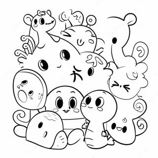Pagina Para Colorir De Personagens Numericos Coloridos 94849-34141