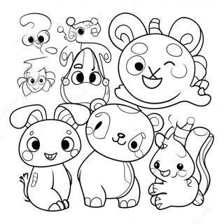 Pagina Para Colorir De Animais Numericos Fantasticos 94850-34145