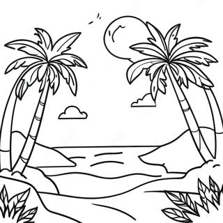 Pagina Para Colorir De Paraiso De Palmeiras 95133 34370