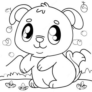 Pagina Para Colorir De Animais Fofos Com Letras Russas 95363-34556