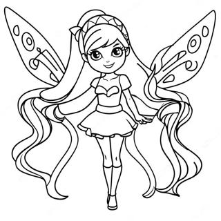 Clube Winx Páginas Para Colorir