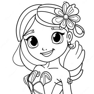 Flora Do Winx Club Pagina Para Colorir 95386-34562