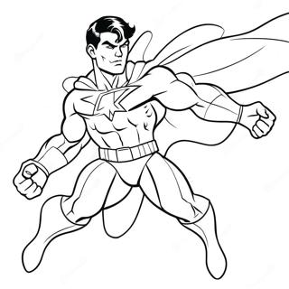 Desenho Para Colorir Do Super Heroi Invencivel Em Acao 95513-34662