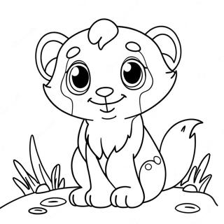Pagina Para Colorir Do Animal Therian Fofo 95589-34724