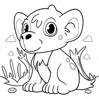 Pagina Para Colorir Do Animal Therian Fofo 95589-34758