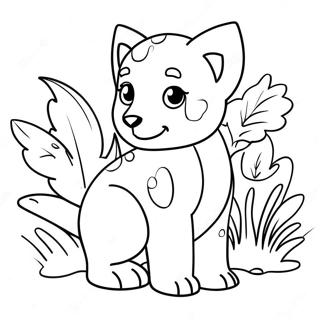 Pagina Para Colorir Do Animal Therian Fofo 95589-34759