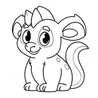 Pagina Para Colorir Do Animal Therian Fofo 95589-34760