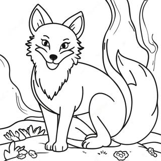 Pagina Para Colorir Da Raposa Therian Colorida 95591-34730