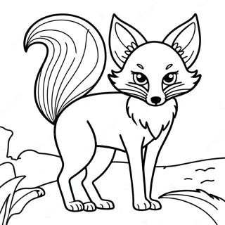 Pagina Para Colorir Da Raposa Therian Colorida 95591-34767