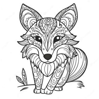 Pagina Para Colorir Da Raposa Therian Colorida 95591-34768