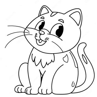 Pagina Para Colorir Do Gato Therian Brincalhao 95592-34769