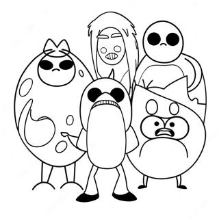 Pagina Para Colorir Do Regular Show 95664-34814