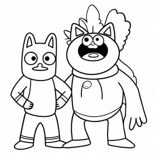 Pagina Para Colorir Do Regular Show 95664-34816