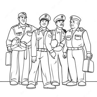 Pagina Para Colorir Do Benson Liderando A Equipe 95666-34821