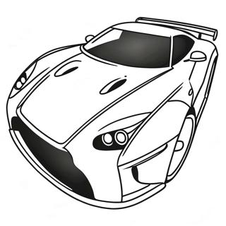 Pagina Para Colorir Do Supercarro Gtr Elegante 95692-34842
