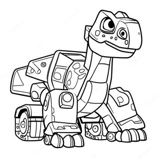 Dinotrux Páginas Para Colorir