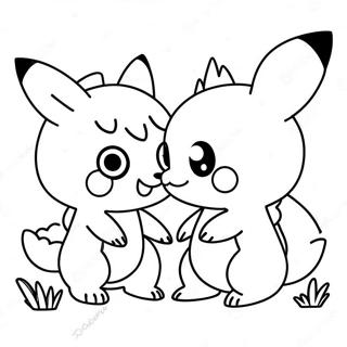 Pagina Para Colorir De Casais De Pokemon Fofos 96155-35198