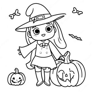 Pagina Para Colorir De Halloween Anime 96284-35296