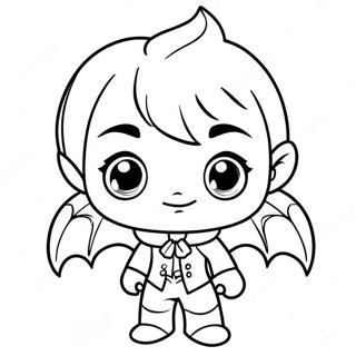 Pagina Para Colorir De Vampiro Chibi Anime 96287-35307