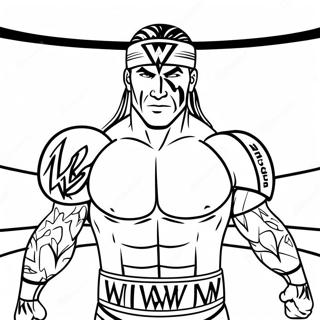 Pagina Para Colorir Detalhada Em Escala De Cinza Da Wwe 96310-35314