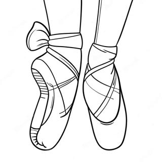 Pagina Para Colorir De Bailarina Em Sapatilhas De Ponta 96416 35406