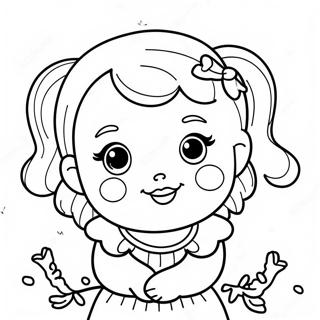 Pagina Para Colorir De Boneca Bebe Fofa 96440-35419