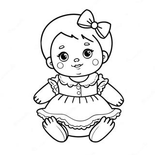 Pagina Para Colorir De Boneca Bebe Fofa 96440-35420
