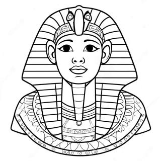 Pagina Para Colorir Do Farao Com Regalia Real 96697-35620