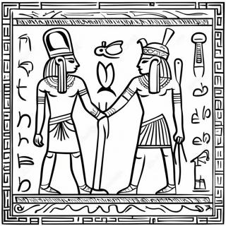 Pagina Para Colorir De Hieroglifos Em Papiro 96699-35627